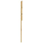 vidaXL Tête de lit 120 cm en bois massif de chêne