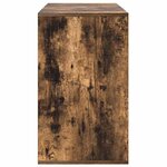 vidaXL Buffet Chêne fumé 120 x 41 x 75 cm Bois d'ingénierie