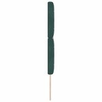 vidaXL Tête de Lit LED Argyle Manuel Vert foncé 80 cm Velours