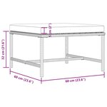 vidaXL Canapés de jardin 3 Pièces avec coussins Noir Résine tressée