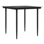 vidaXL Ensemble de salle à manger pour jardin 5 Pièces Beige polyrotin