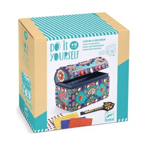 Djeco DJ07928 - Coffre à décorer Super trésor