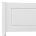 vidaXL Cadre de lit sans matelas bois massif de pin blanc 160x200 cm
