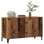 vidaXL Buffet vieux bois 100x36x60 cm bois d'ingénierie