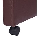 vidaXL Chaises à manger lot de 2 marron similicuir