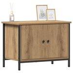 vidaXL Meuble TV Chêne artisanal 60 x 35 x 45 cm Bois d'ingénierie