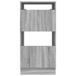 vidaXL Armoire à Laver avec stockage Gris Sonoma Bois d'ingénierie