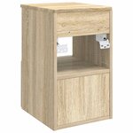 vidaXL Armoire de salle de bain Chêne Sonoma 30 x 41 x 50 cm