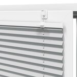 vidaXL Store plissé gris clair 90x100 cm largeur du tissu 89 4 cm