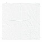 vidaXL Mur de tente de fête 2 pièces 200 x 195 cm Blanc PE et acier