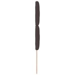 vidaXL Tête de Lit en Tissu Geometric Manuel Marron foncé 90 cm tissu