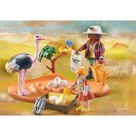 PLAYMOBIL 71296 - Wiltopia Explorateurs et nid d'autruche