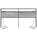 vidaXL Tête de lit de rangement Sonoma gris 180 cm Bois d'ingénierie