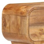 vidaXL Table de chevet 43 x 30 x 58 cm Bois de manguier massif
