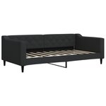 vidaXL Lit de repos sans matelas noir 90x190 cm tissu