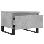 vidaXL Tables basses 2 Pièces gris béton 50x46x35 cm bois d'ingénierie