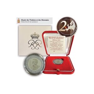 Monaco 2 Euros Commémo. BE 2023 - 100 ans du Prince Rainier III