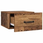 vidaXL Cabinet de chevet Bois Ancien 35 x 35 x 20 cm Bois d'ingénierie