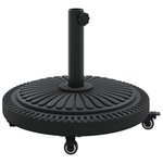 vidaXL Pied de parasol Noir Ø38-48 mm