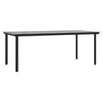 vidaXL Ensemble de Salle à Manger Jardin 9 Pièces Noir Poly Rattan