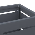 vidaXL Porte-parapluies Anthracite Métal Moyen Décos modernes