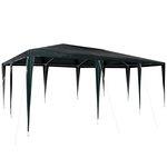 vidaXL Tente de fête Vert  Blanc 600 x 400 x 266 cm Polyester  Acier