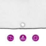 vidaXL Couverture pour plantes Transparent 2 x 12 m PE