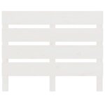 vidaXL Cadre de lit sans matelas blanc 90x200 cm bois de pin massif