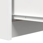 vidaXL Buffet blanc 37 5x35x76 cm bois d'ingénierie