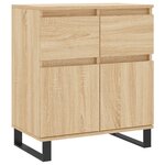 vidaXL Buffet Chêne sonoma 60x35x70 cm Bois d'ingénierie