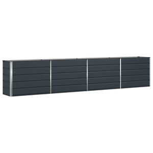 vidaXL Jardinière Anthracite 480 x 50 x 45 cm Acier galvanisé