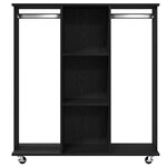 vidaXL Armoire Chêne noir 102 x 38 x 110 cm Bois d'ingénierie