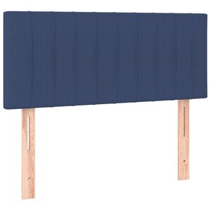 vidaXL Tête de lit Bleu 80x5x78/88 cm Tissu