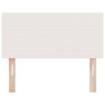 Tête de lit LED vidaXL Design Simple Crème 80 cm Tissu Corde