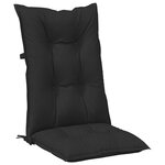 vidaXL Ensemble de coussins de chaise à dossier haut 4 Pièces