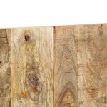 vidaXL Tête de lit 200 cm bois de manguier brut massif