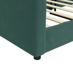 vidaXL Lit de repos vert foncé 80x200 cm velours