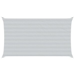 vidaXL Voile d'ombre Gris clair et blanc 7 x 4 m