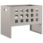 vidaXL Braise Marron 50 x 30 x 40 cm Acier résistant aux intempéries