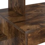 vidaXL Bureau Chêne fumé 100 x 40 x 90 cm Bois d'ingénierie