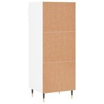 vidaXL Armoire à chaussures Blanc 40x36x105 cm Bois d'ingénierie