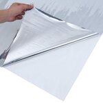 vidaXL Film solaire à effet réfléchissant statique argenté 45x2000 cm