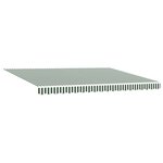 vidaXL Auvent rétractable électrique Vert  Blanc  Anthracite 5 x 3 m