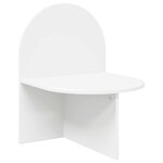 vidaXL Table de chevet 2 Pièces Blanc 48 x 49 x 65 cm Bois d’ingénierie