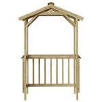 vidaXL Abri BBQ 133 5x63x200 cm en pin traité