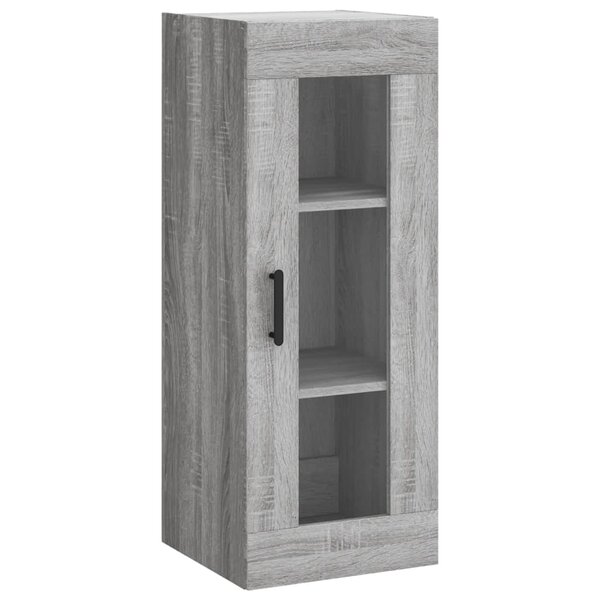 vidaXL Armoire murale sonoma gris 34 5x34x90 cm