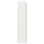 vidaXL Armoire Miroir de Salle de Bain Blanc 80 x 14.5 x 70 cm