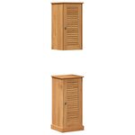 vidaXL Ensemble de mobilier de salle de bain avec étagère VIGO 2 Pièces