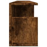 vidaXL Armoire murale 100x20x30 cm chêne fumé bois d'ingénierie