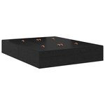 vidaXL Cadre de lit avec rangement Chêne noir 140 cm Bois d'ingénierie